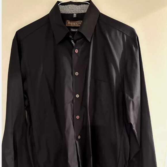 AMAZING PATRICK JAMES RESERVE LONG SLEEVE BUTTON-UP COTTON LARGE SHIRT - Picture 1 of 3